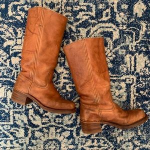 Frye Campus Boots 14L - Saddle - light brown/tan